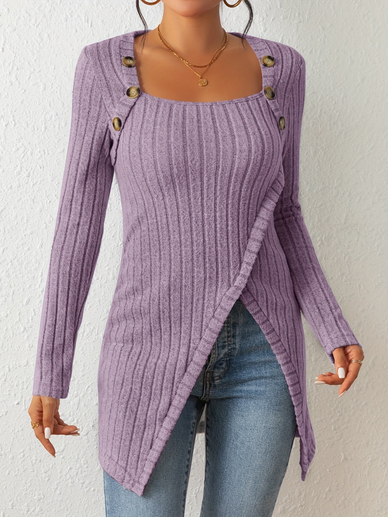 Valerie - Asymmetrischer Pullover