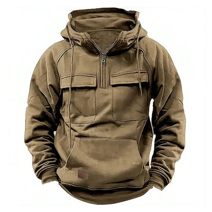 Taktischer Hoodie Herren Khaki – Leon