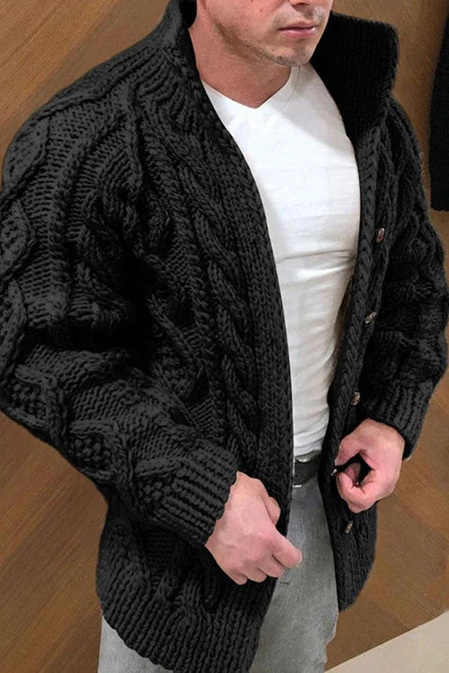 Ziri - Strickjacke Männlicher Strickmantel