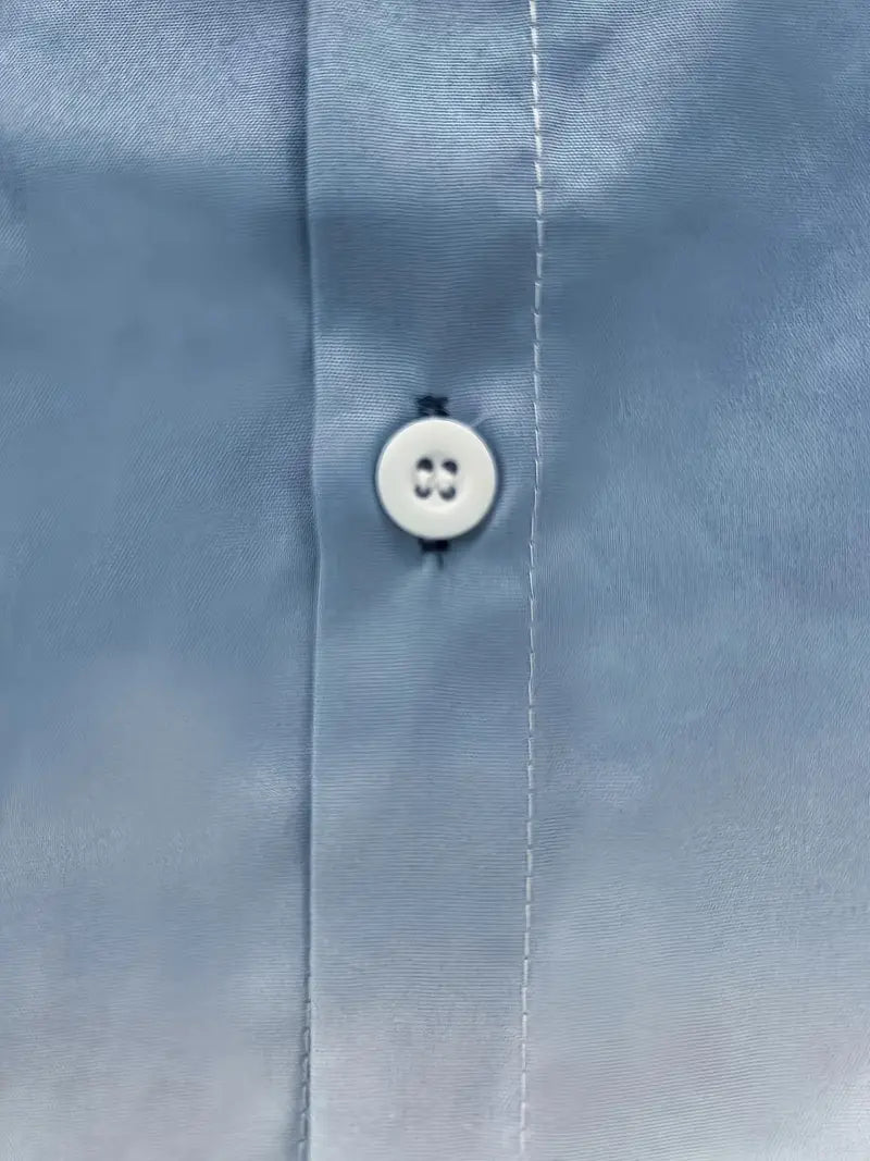 David – kurzärmliges button-down-hemd für frühling/sommer