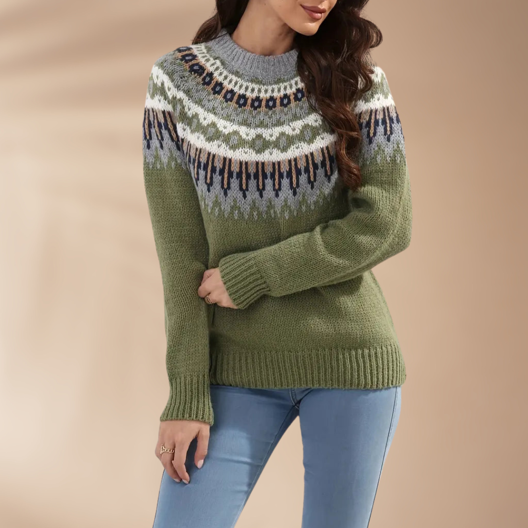 Weißer Pullover Damen – Olivia