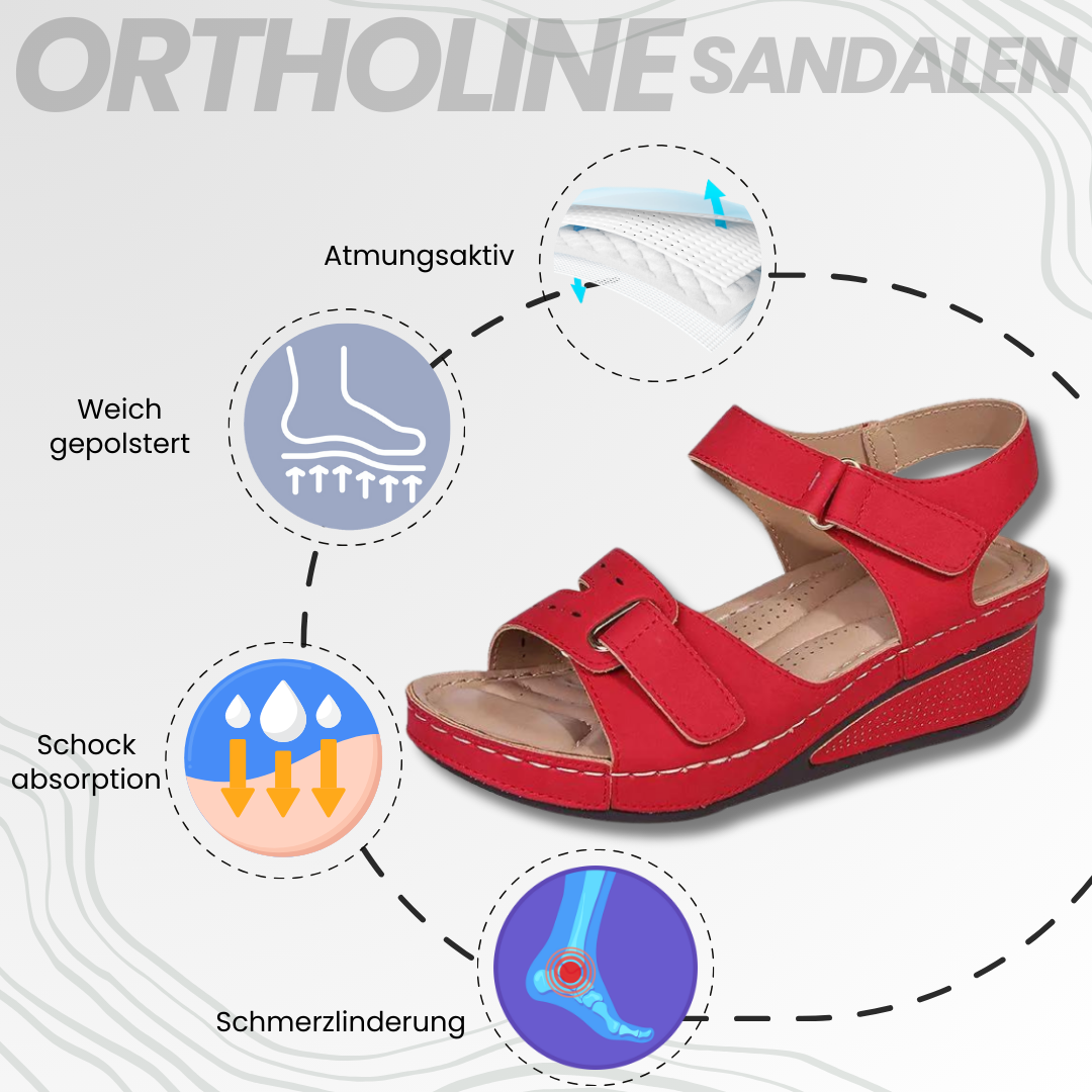 Ortholine™ - Orthopädische Sandalen für Damen mit Fußgewölbeunterstützung