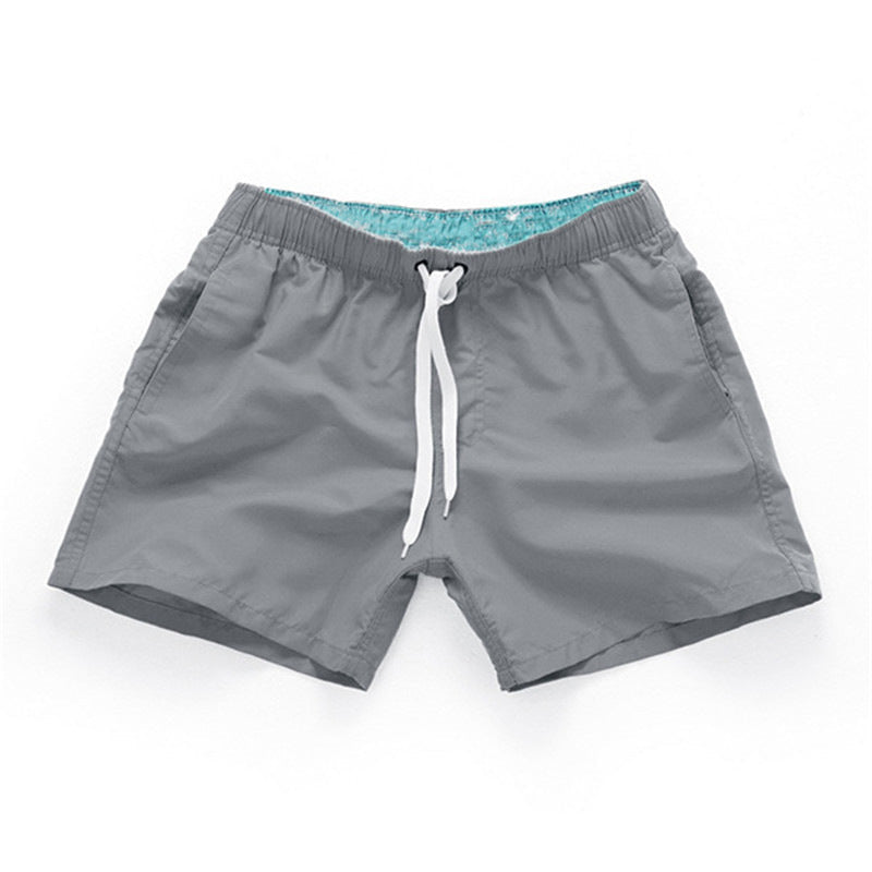 Einfarbige Strandshorts für Herren