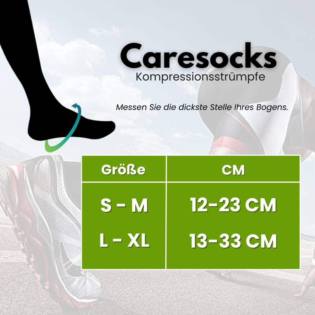 Caresocks™ orthopädische Kompressionsstrümpfe - verhindert Krampfadern & entlastet müde Füße