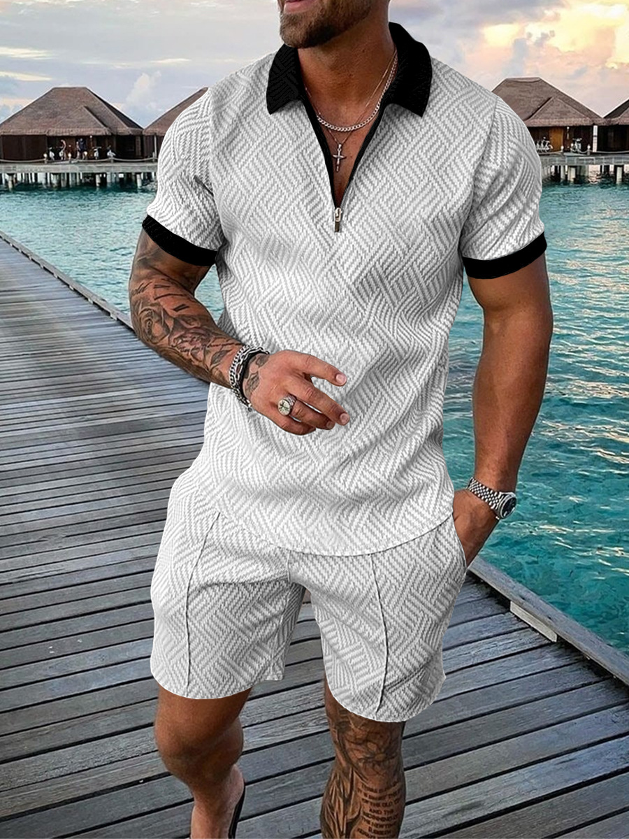 Infinity white shirt und short co-ord | exklusive Kollektion