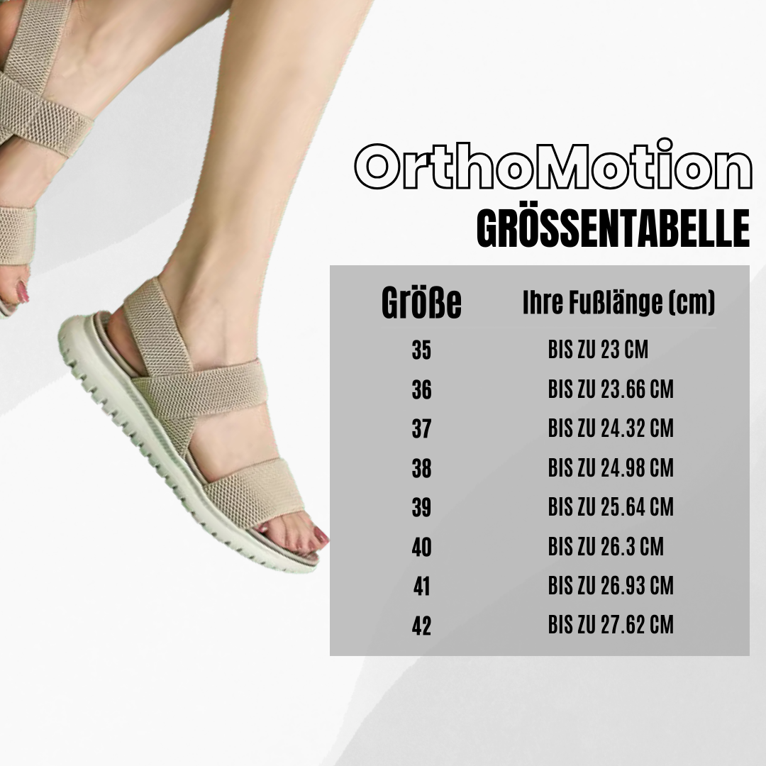 OrthoMotion™  - ergonomoische Schmerzlinderungs-Sandalen