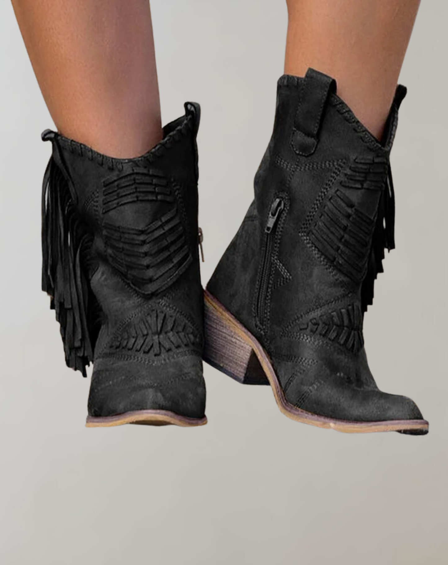 Leonie - Western Cowgirl Stiefel mit Fransen