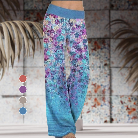 Lose bedruckte Yogahosen für Damen