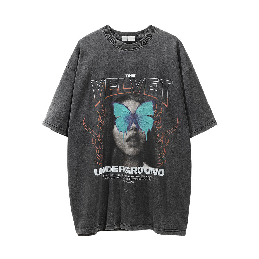 "Underground" - Oversize T-Shirt mit Print