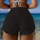 Schwarze Beach Boxer Shorts - Nina