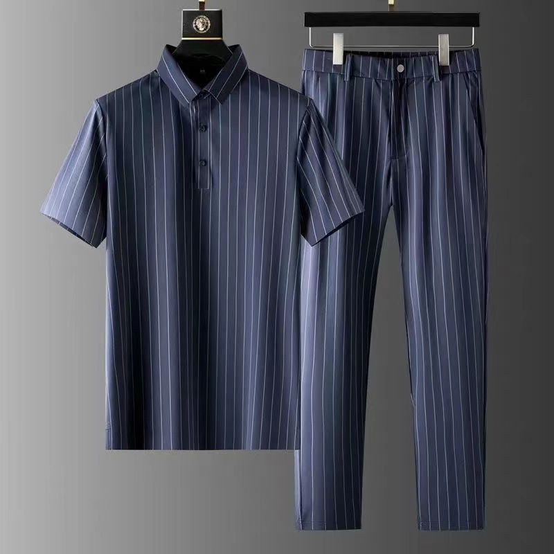 "Classic Stripe Ensemble" - Elegantes 2er Set