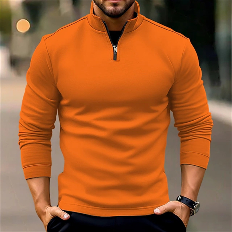 Marco Langarm Polo Sport Zipper