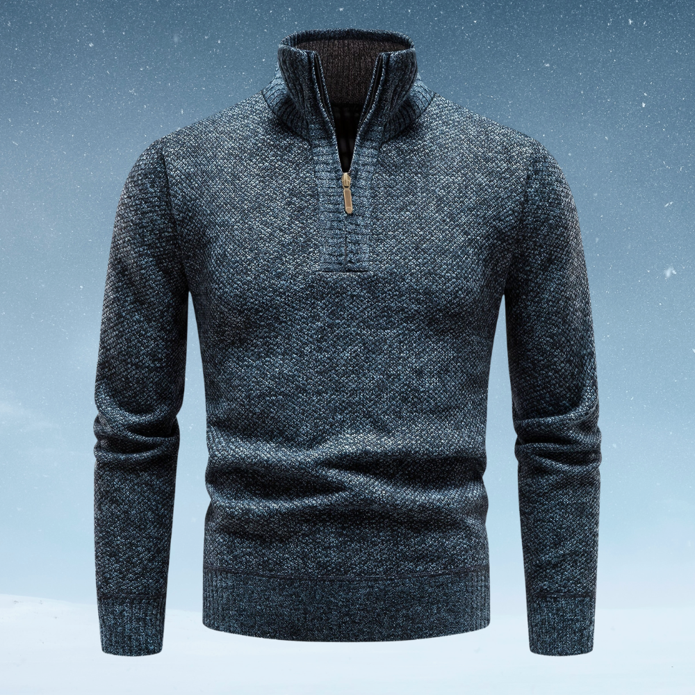 Ezekiel™ | Thermal Sweater - Warmer lässiger Pullover mit halbem Reißverschluss