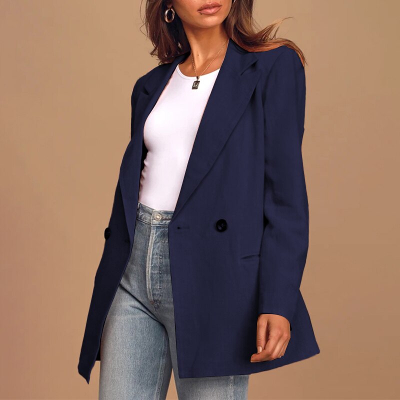 Olivia – Designer-Oversize-Blazer mit Knöpfen