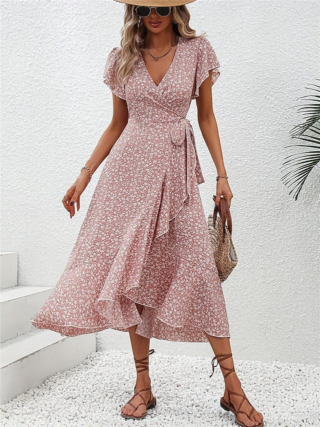 PinkFlair Midi Kleid