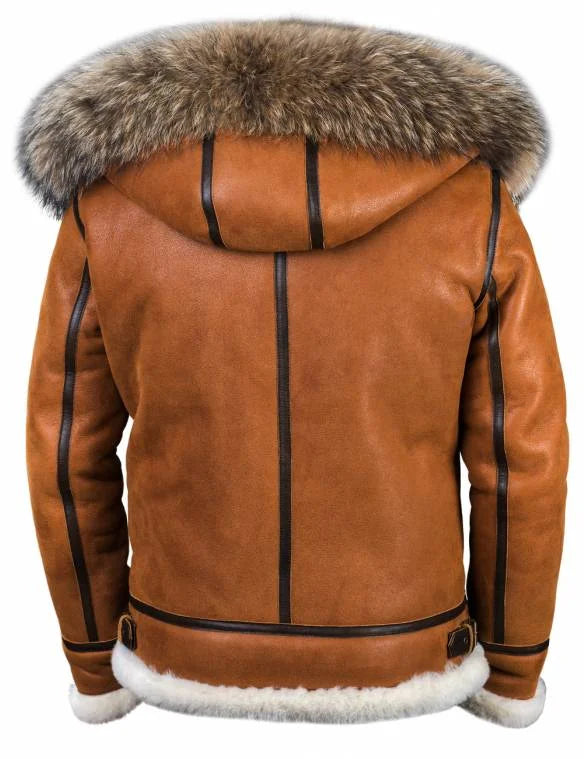 George™ Leder-Wintermantel