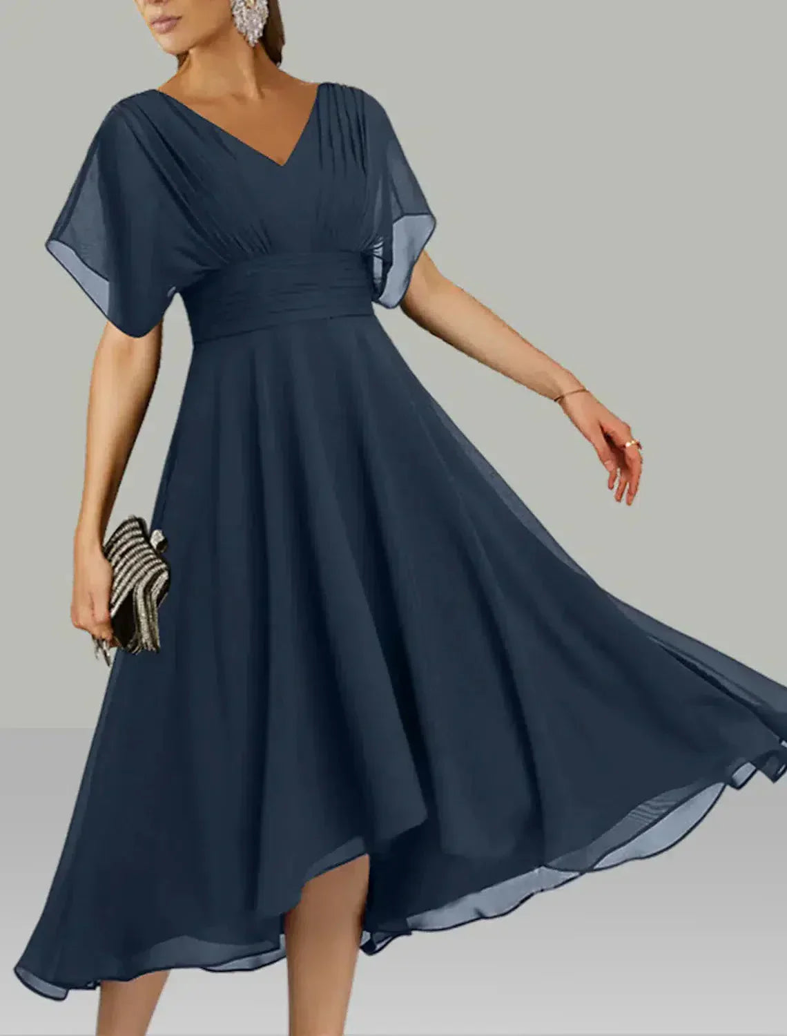 NavyEleganz Maxi Kleid