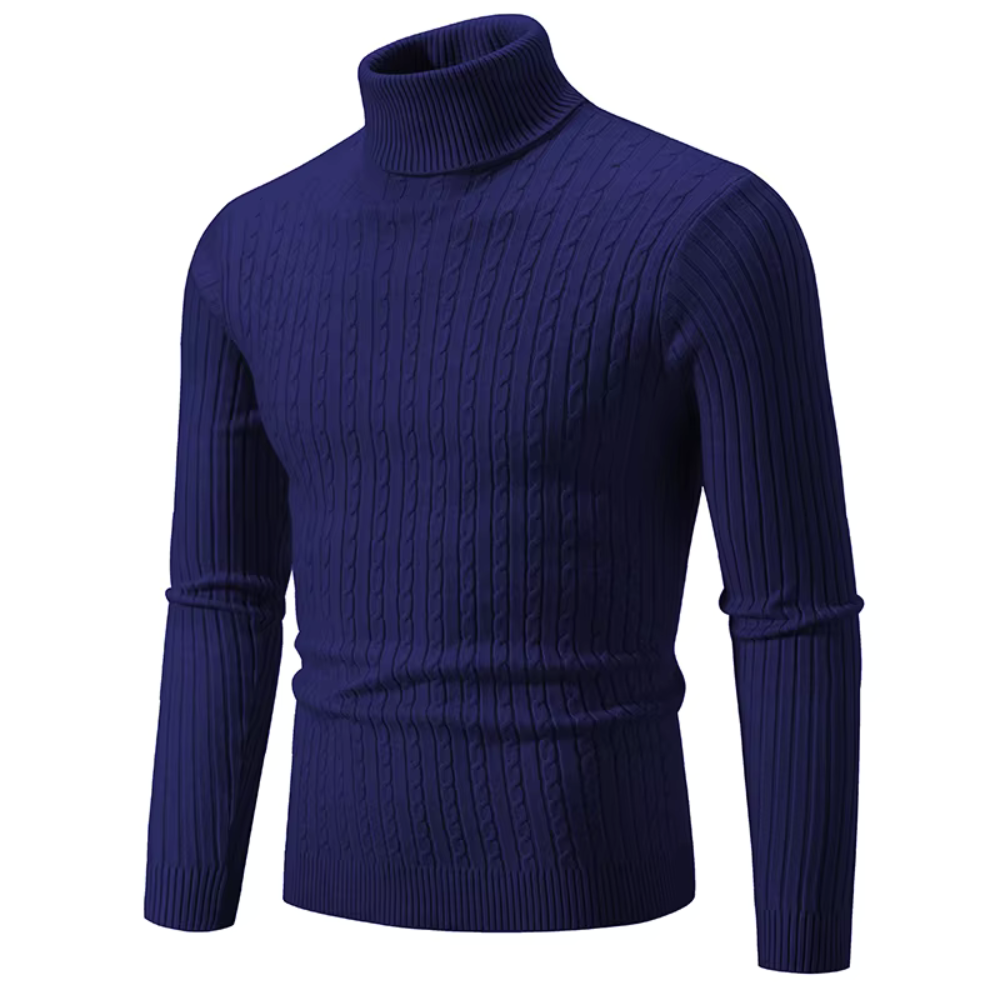 Warmer Rollkragenpullover Grau – Jonas