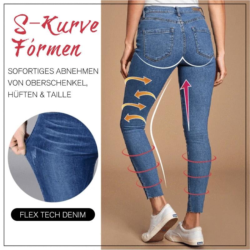 Toning Jeans-Leggings in Übergröße