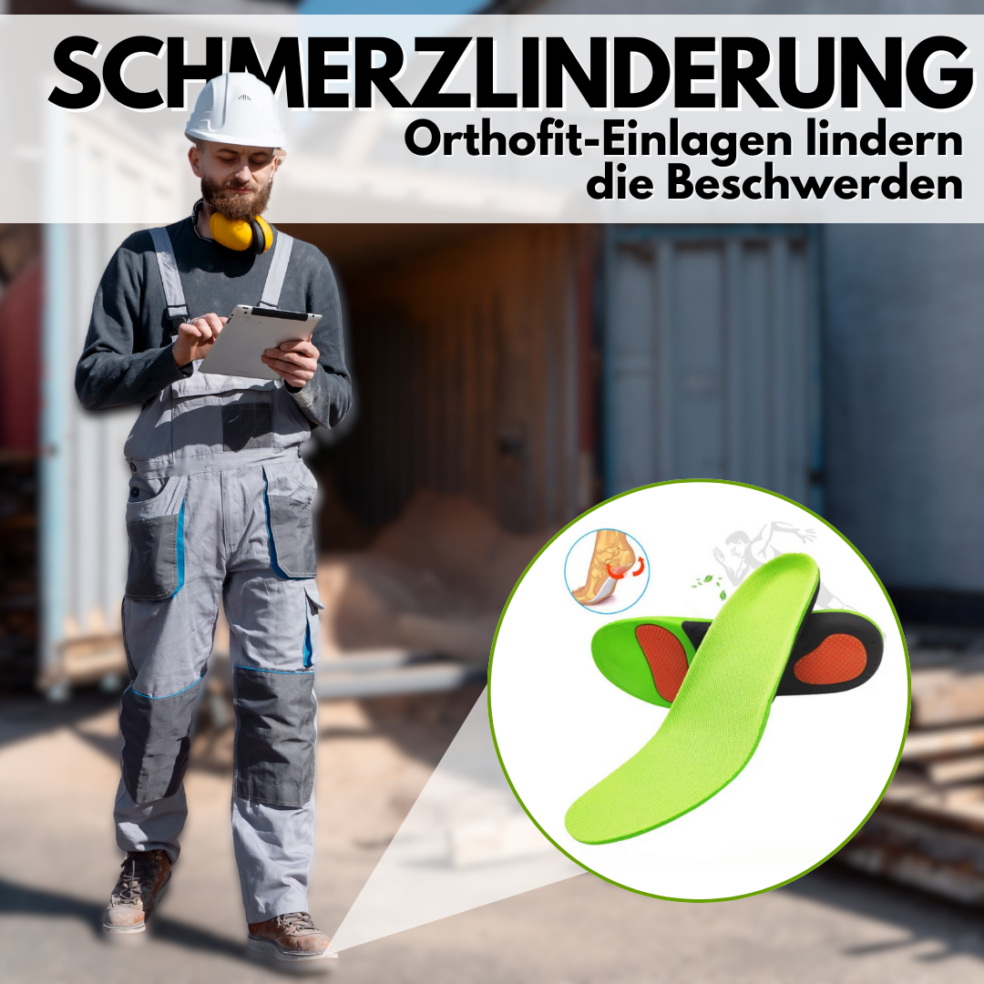 Orthofit™ - ergonomisch schmerzlindernde Einlagen für alle Schuhe (2 Stück für beide Füße)