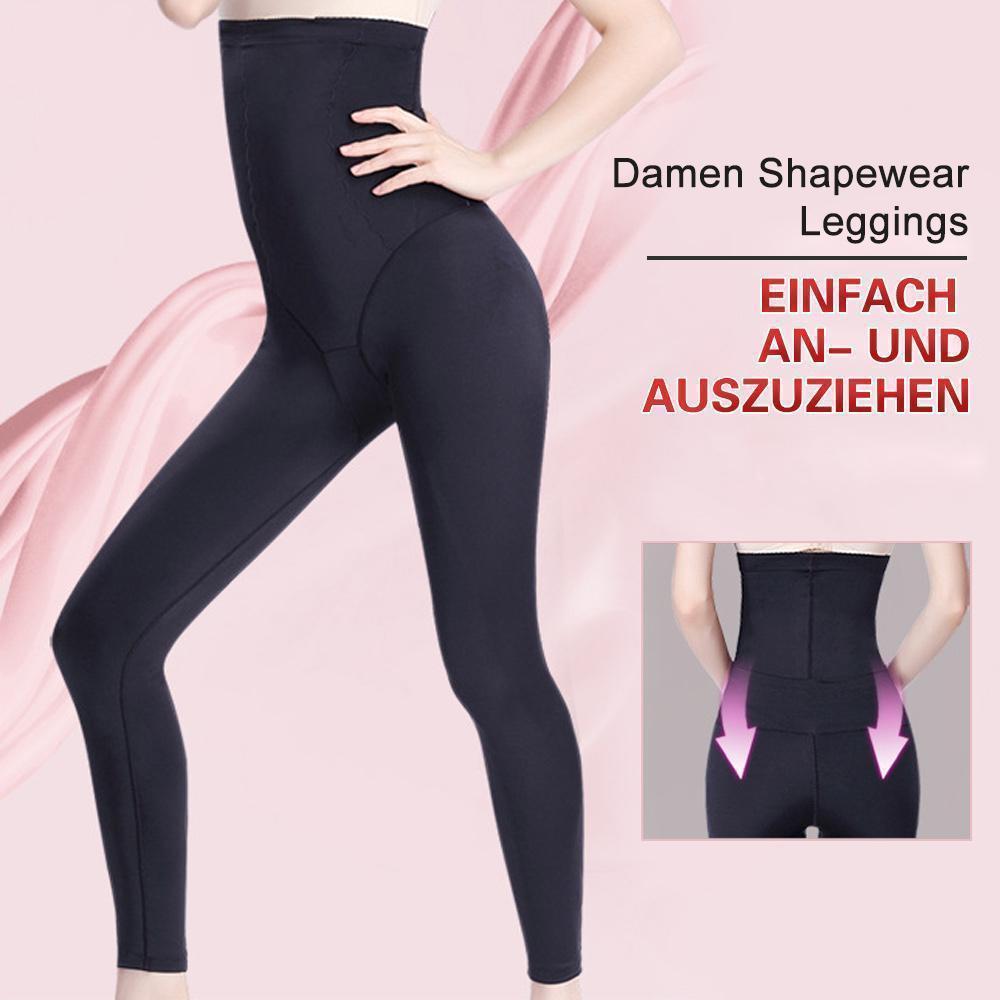 Damen Shapewear Leggings mit Bein Taillenformer Shaper