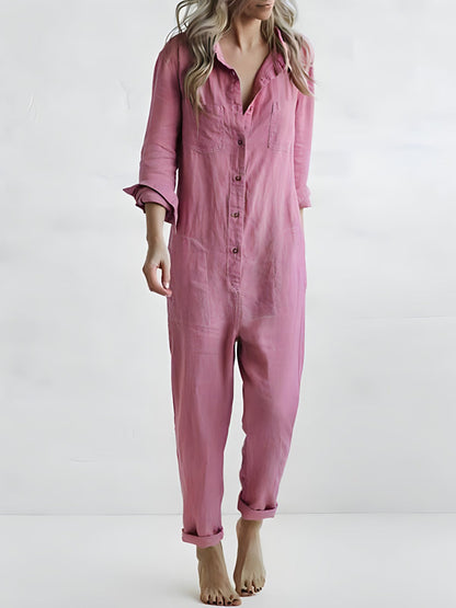 Pinkes Jumpsuit-Kleid - Julia