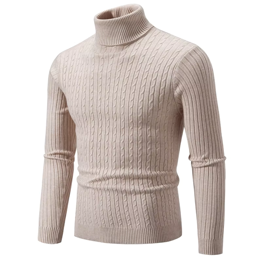 Warmer Rollkragenpullover Grau – Jonas