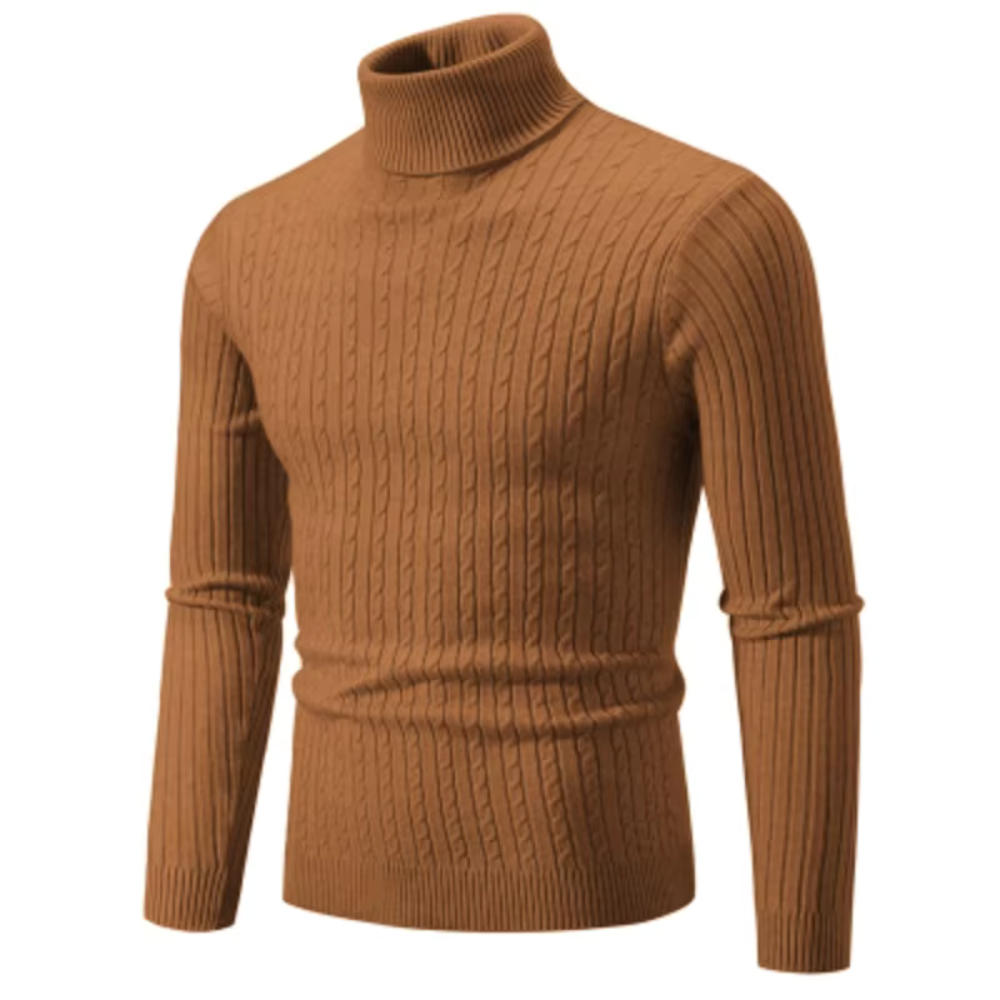 Warmer Rollkragenpullover Grau – Jonas