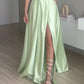 AUREA™ | MAXIKLEID MIT HOHEM SCHLITZ