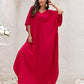 Weißes Maxi-Kaftan Kleid - Emma