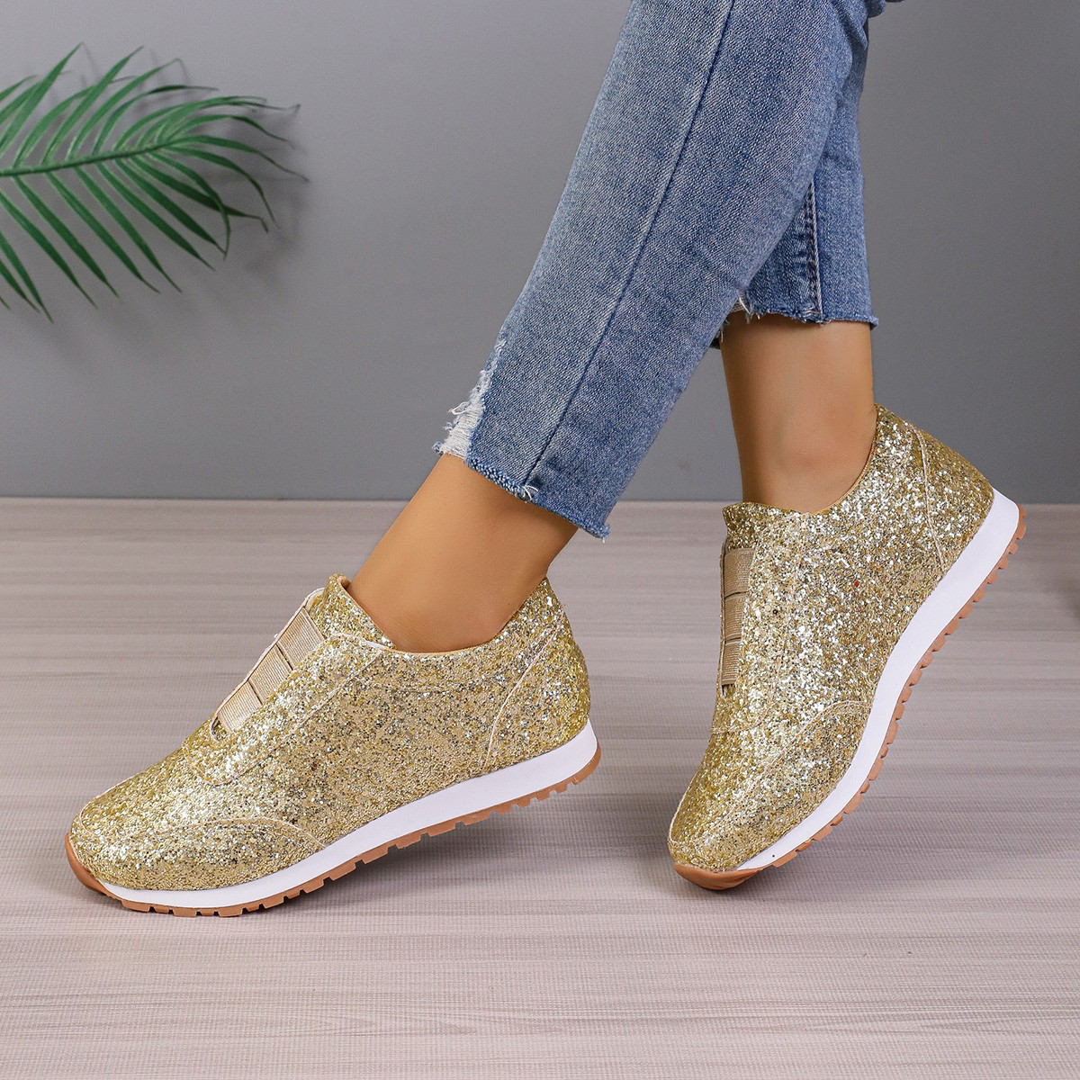 Glitzer Sparkling Schuh