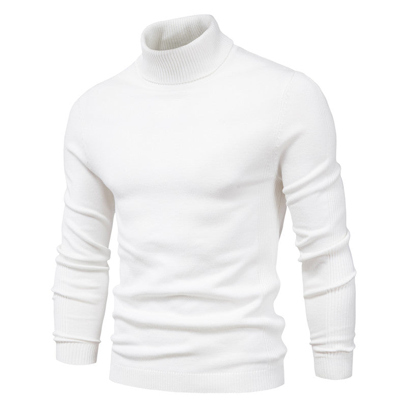 Dragan - Heren-Turtleneck Basic Kasjmier Base Sweater