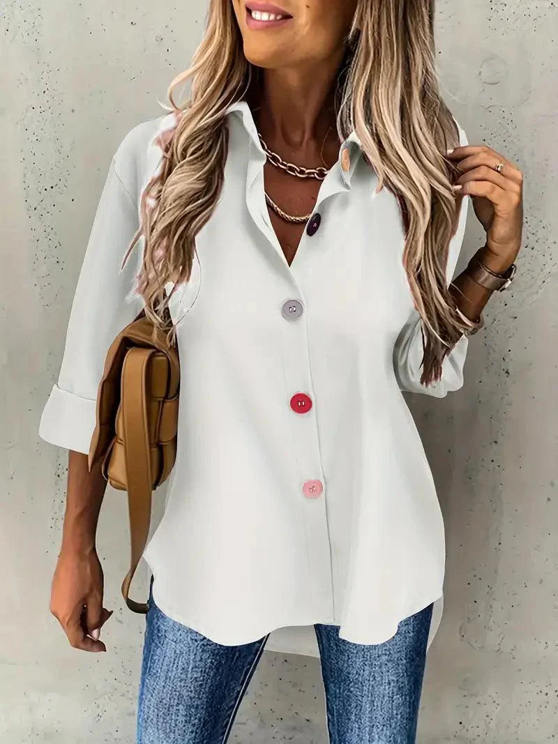 Sidney – lässige button-down-bluse