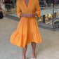 OrangeLeuchten Kleid