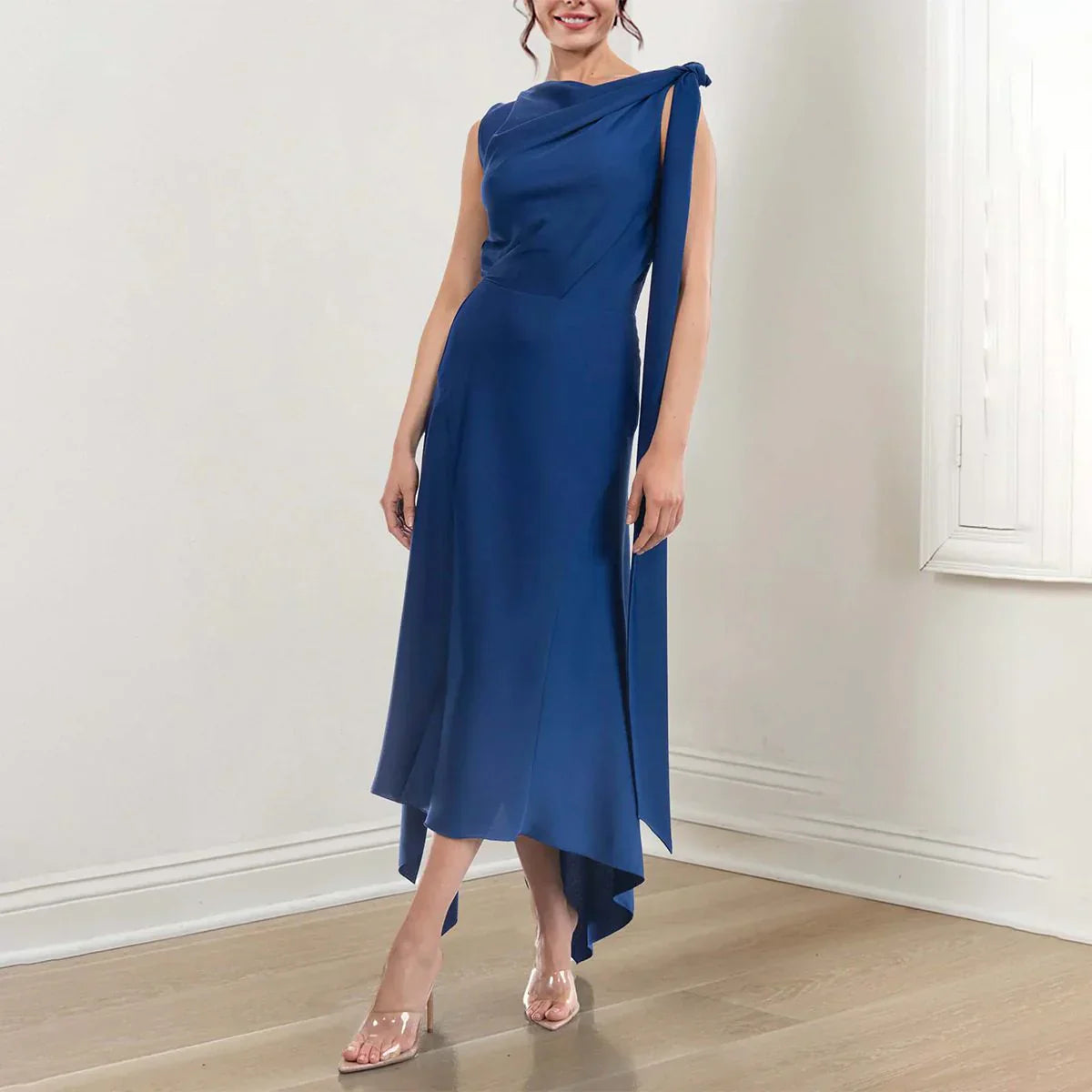 Royal Blau Kleid