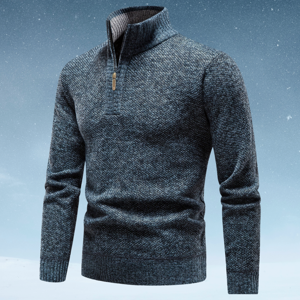 Ezekiel™ | Thermal Sweater - Warmer lässiger Pullover mit halbem Reißverschluss