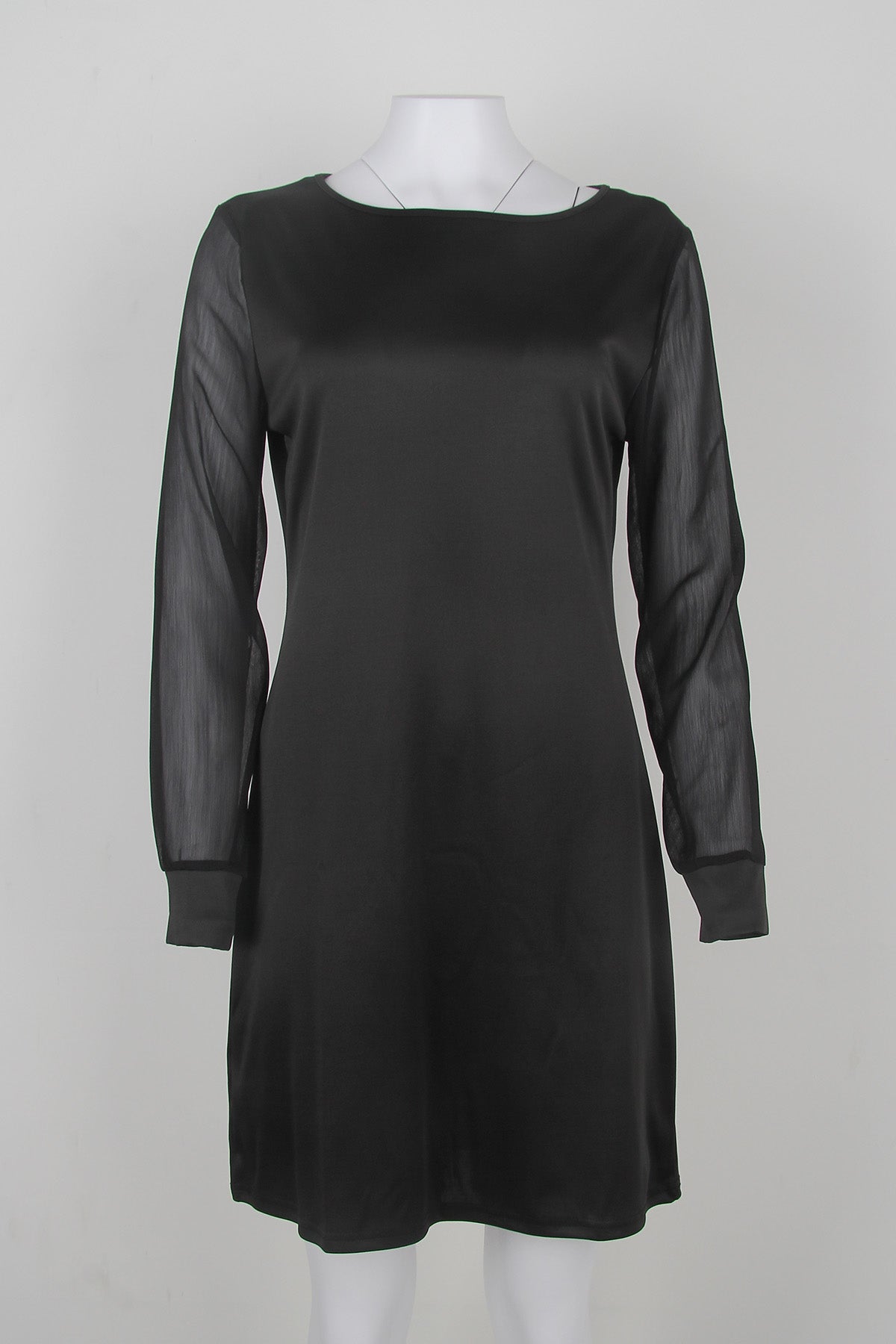 Schwarze Eleganz Robe