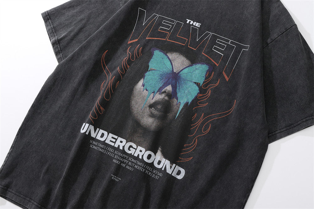 "Underground" - Oversize T-Shirt mit Print