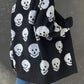 Plus Size Totenkopf-Strickjacke