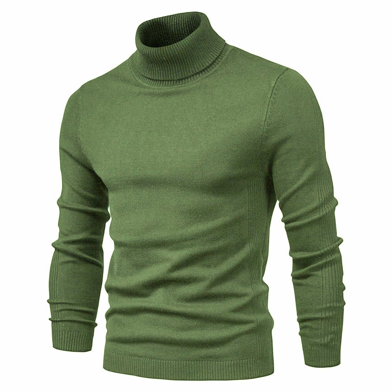 Dragan - Heren-Turtleneck Basic Kasjmier Base Sweater