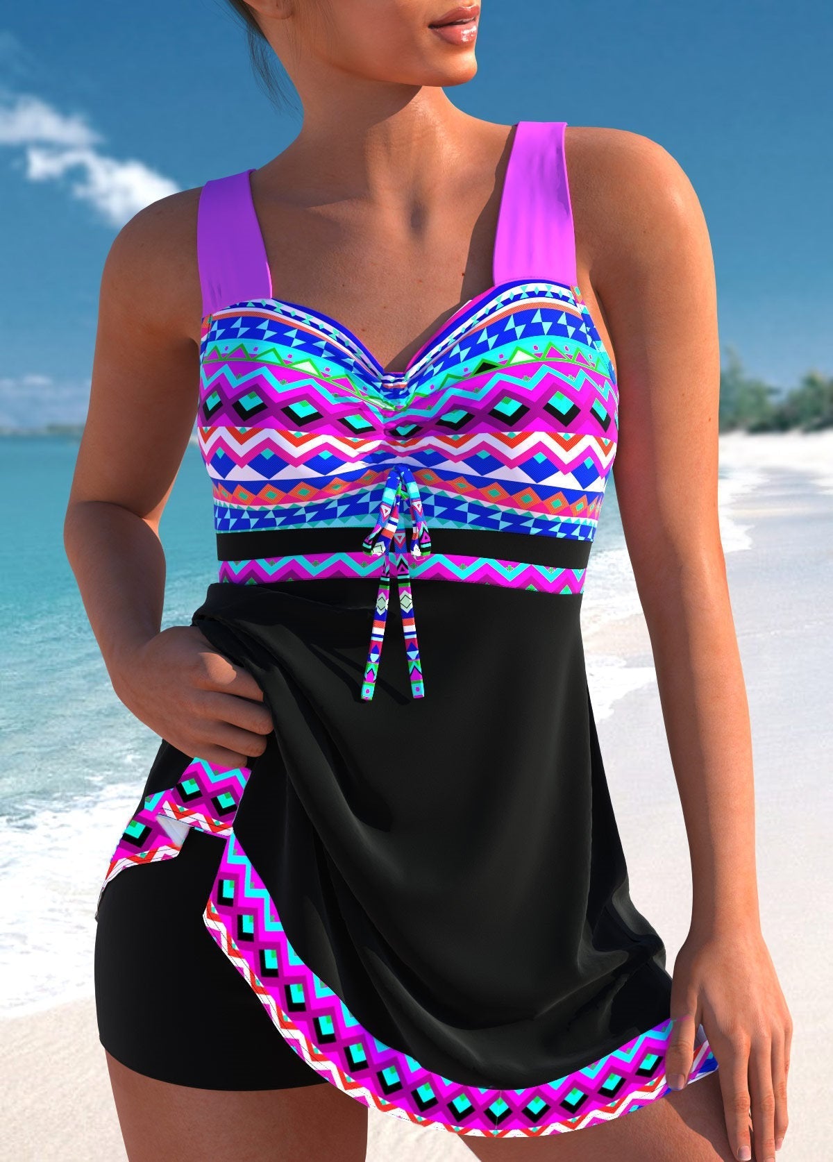 Großer Tankini für Damen