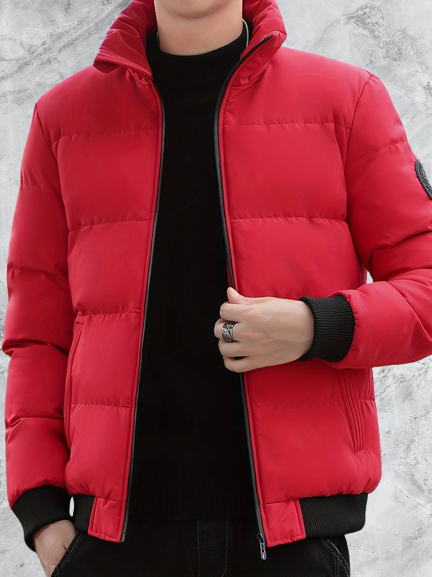 Zippy – wattierte winterjacke für herren