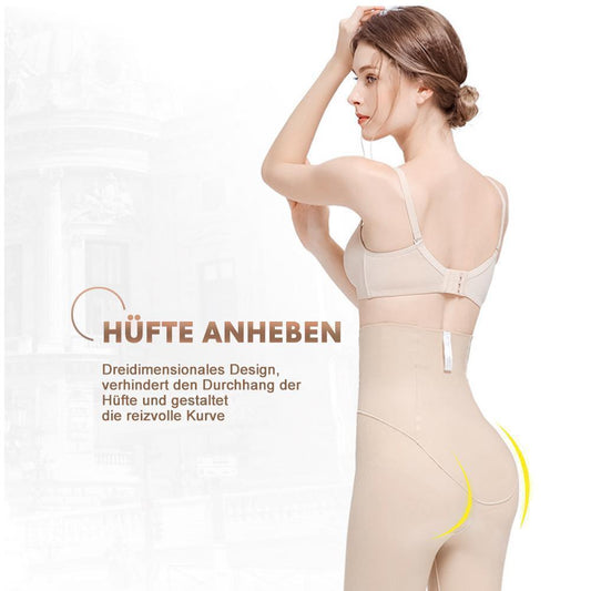 Damen Shapewear Leggings mit Bein Taillenformer Shaper