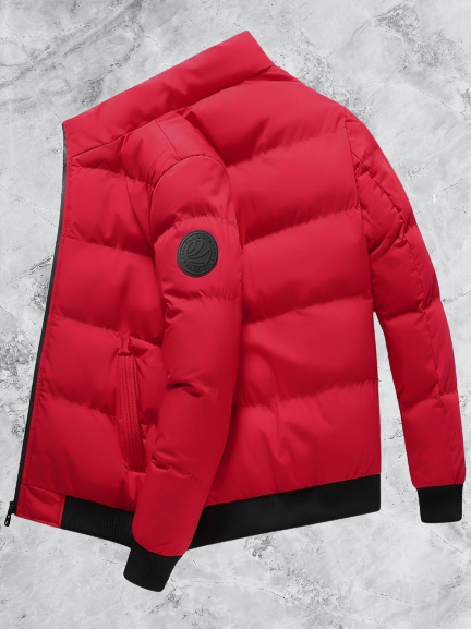 Zippy – wattierte winterjacke für herren