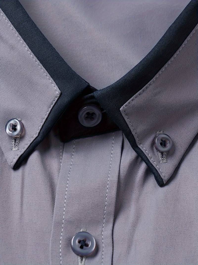 Kevin – klassisches button-up-hemd für herren