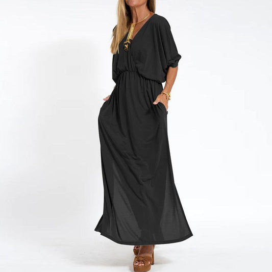 LINA™ | LOCKERES MAXI-KLEID