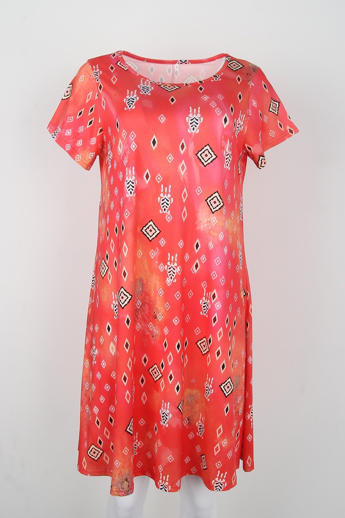 CoralDiamonds Ethno-Kleid