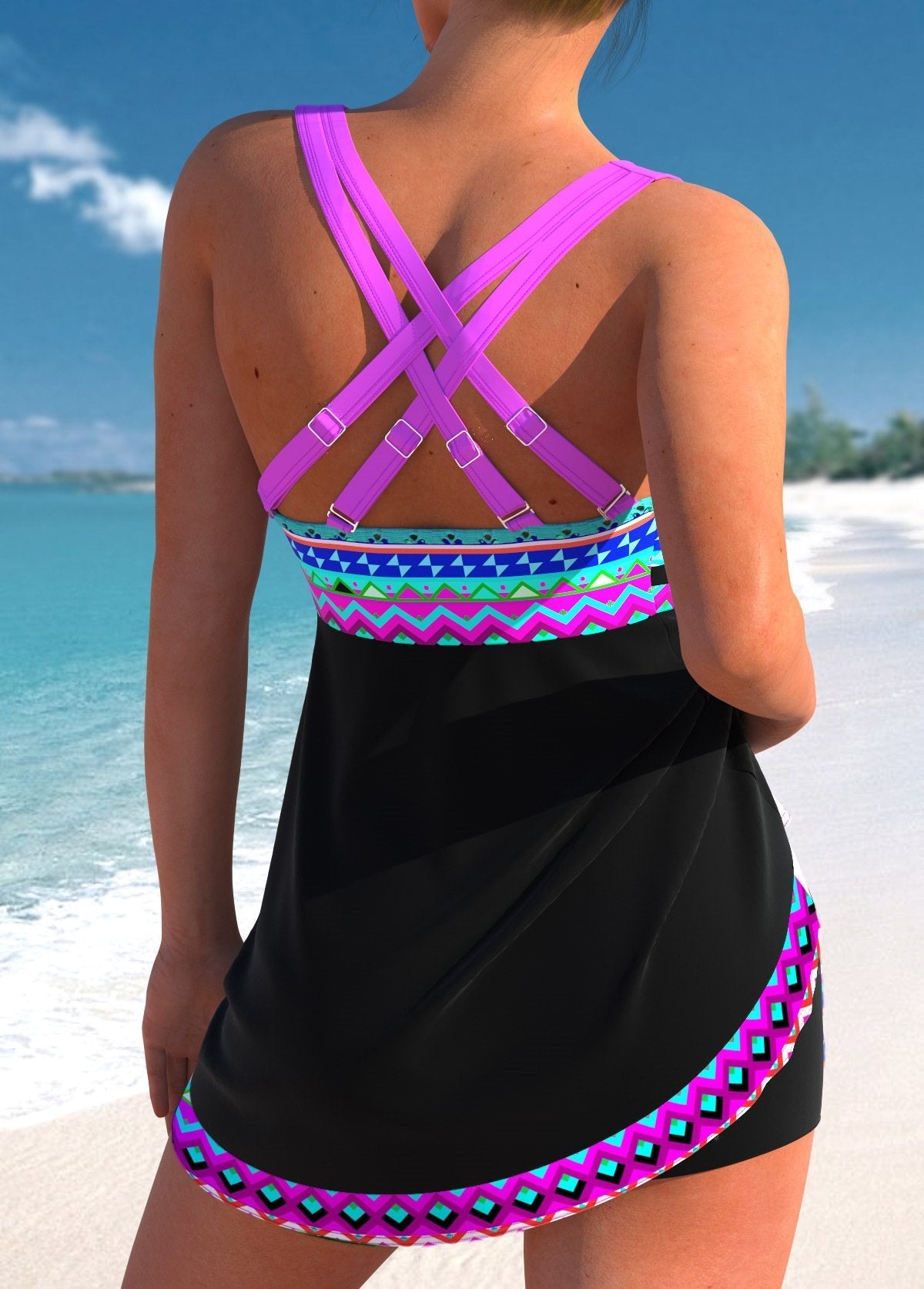 Großer Tankini für Damen