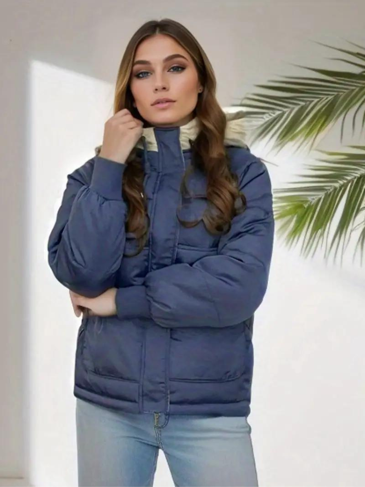 Ainsley Winterjacke | Damenmantel mit Kapuze und Wattierung für den Winter