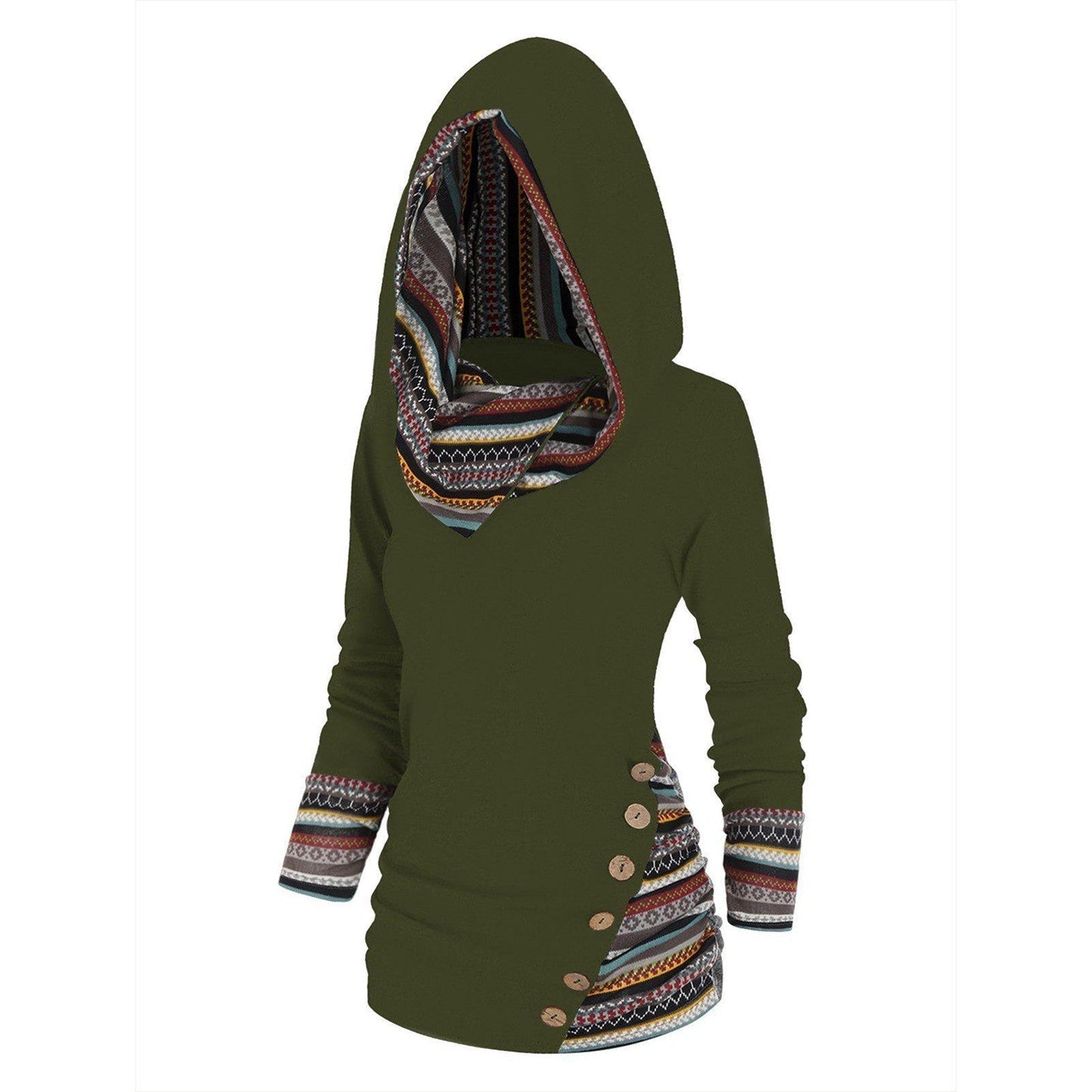 Saymera | Lässiger Tribal-Kapuzenpullover